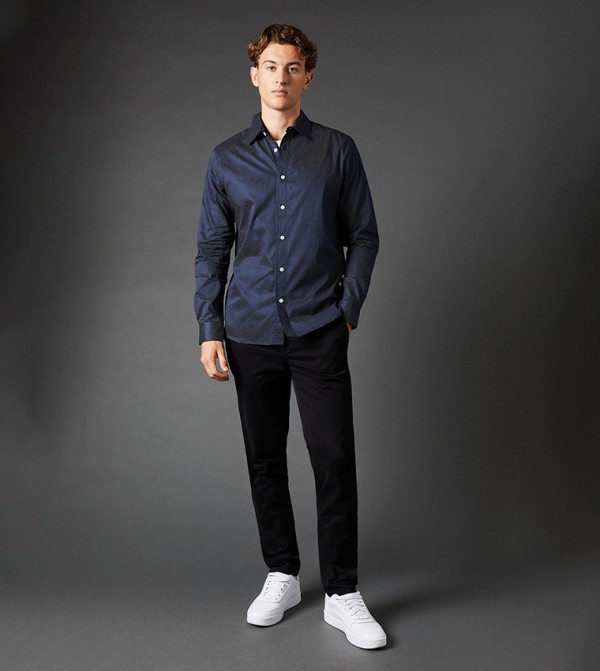 Burton Burton - Navy Casual Shirts