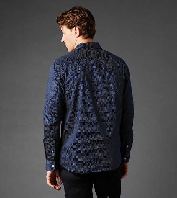 Burton Burton - Navy Casual Shirts