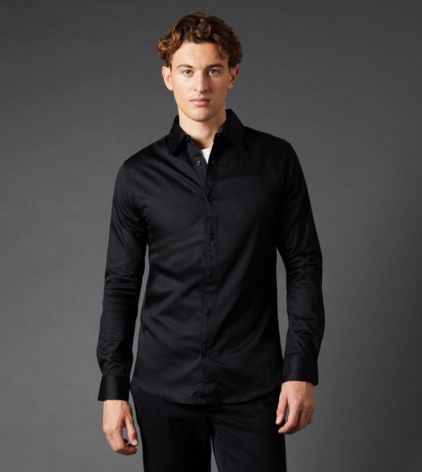 Burton  Formal Shirts - Black Casual Shirts