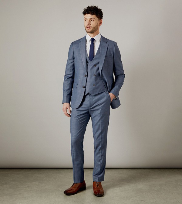 Burton  Waistcoats - Blue Waistcoats