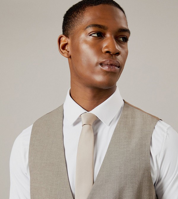 Burton  Waistcoats - Light Brown Waistcoats