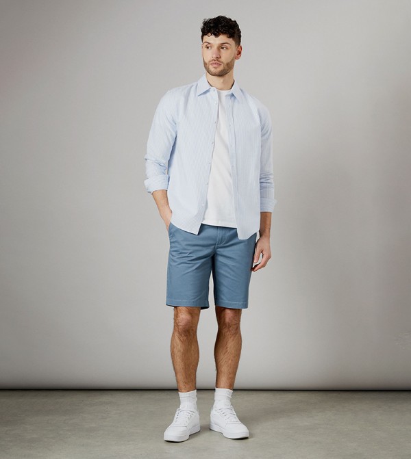 Burton Burton - Blue Chino Shorts