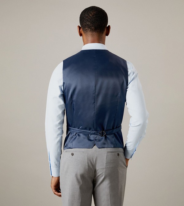 Burton  Waistcoats - Grey Waistcoats
