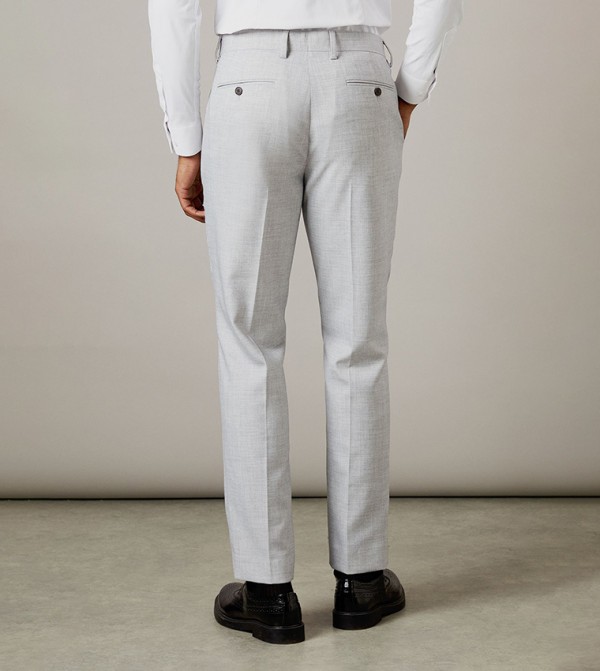 Burton  Formal Pants - Grey Formal Pants