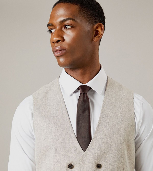 Burton  Waistcoats - Natural Waistcoats