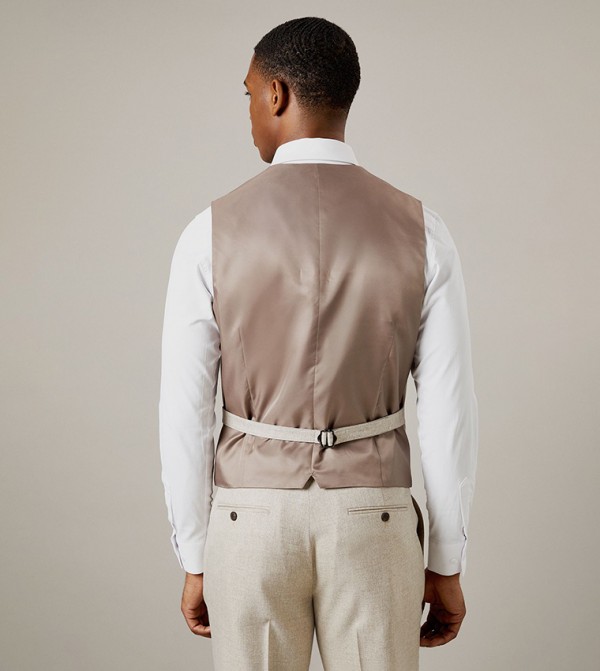 Burton  Waistcoats - Natural Waistcoats