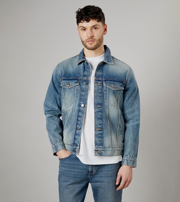 Burton  Denim Jackets - Blue Denim Jackets