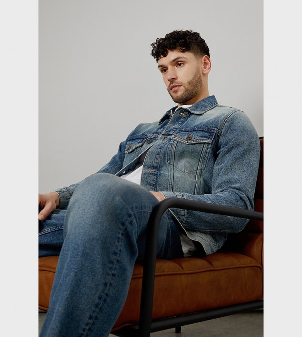 Burton  Denim Jackets - Blue Denim Jackets