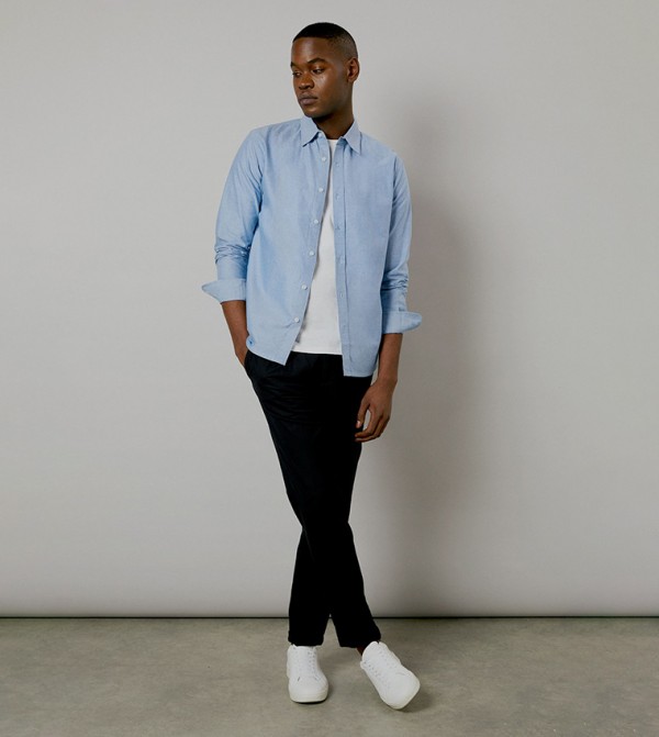 Burton  Formal Shirts - Blue Formal Shirts