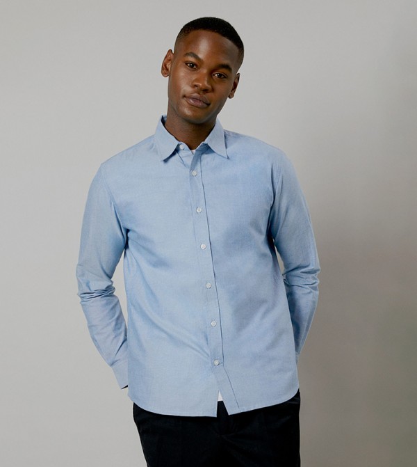 Burton  Formal Shirts - Blue Formal Shirts