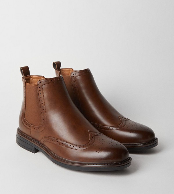 Burton  Chelsea Boots - Brown Chelsea Boots