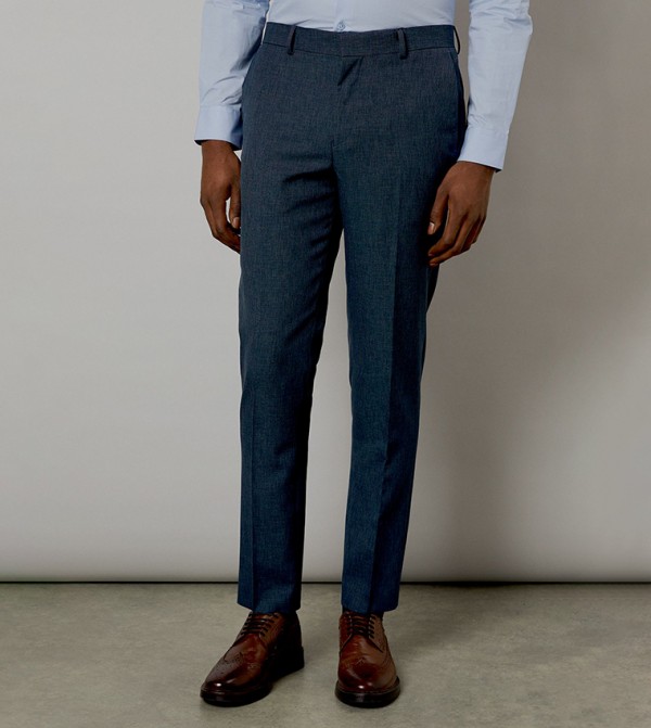 Burton  Formal Pants - Navy Formal Pants