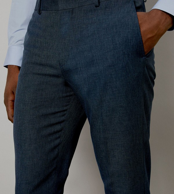 Burton  Formal Pants - Navy Formal Pants