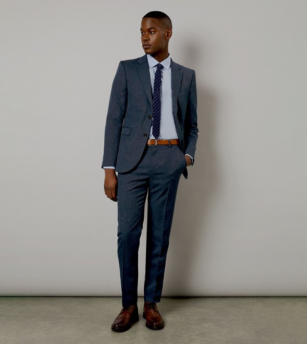 Burton  Formal Pants - Navy Formal Pants