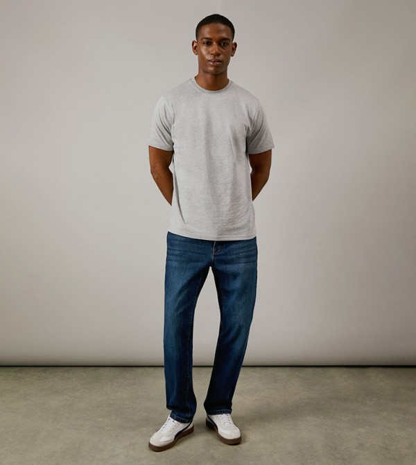 Burton Burton - Grey Round Neck T-Shirts