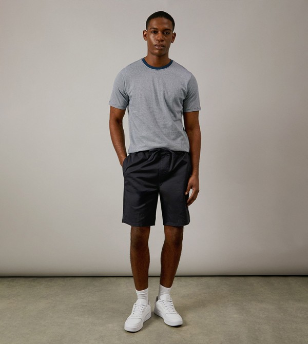 Burton Burton - Navy Round Neck T-Shirts