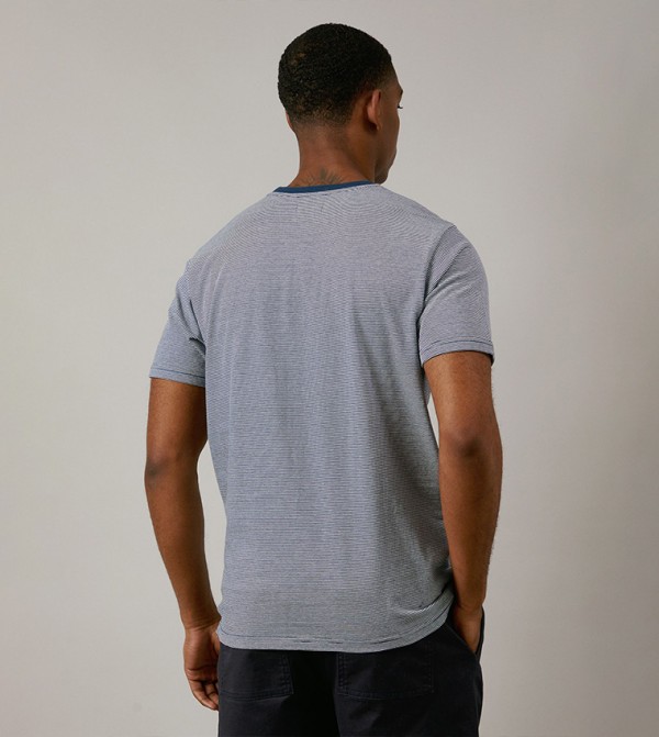 Burton Burton - Navy Round Neck T-Shirts