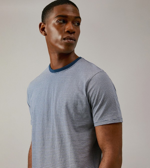 Burton Burton - Navy Round Neck T-Shirts