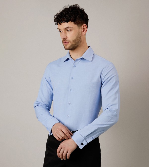 Burton  Formal Shirts - Blue Formal Shirts
