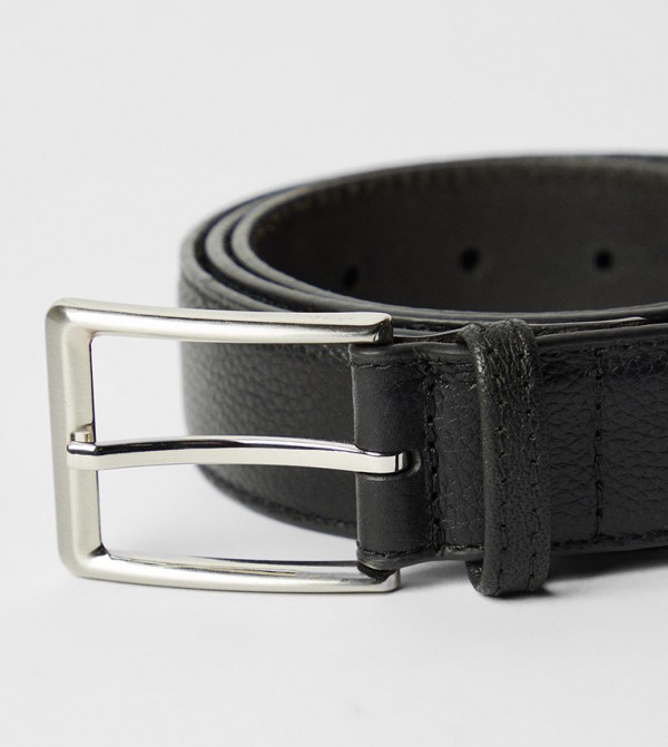 Burton  Belts - Black Leather Belts
