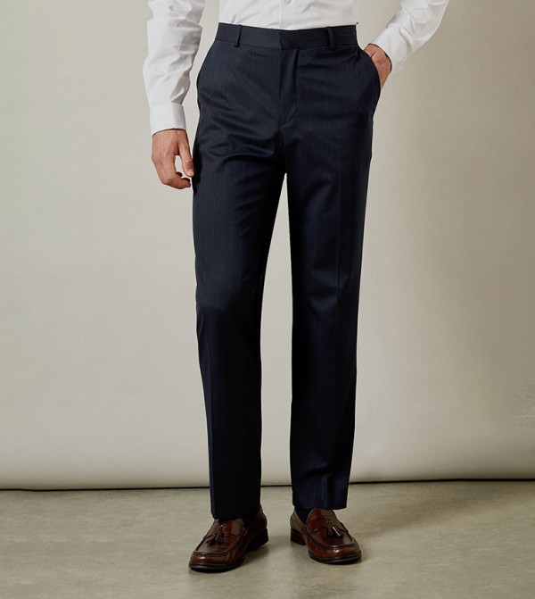 Burton  Formal Pants - Navy Formal Pants