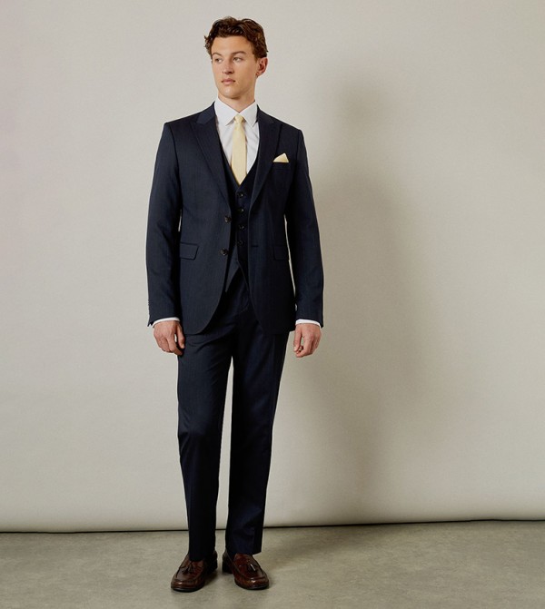 Burton  Waistcoats - Navy Waistcoats
