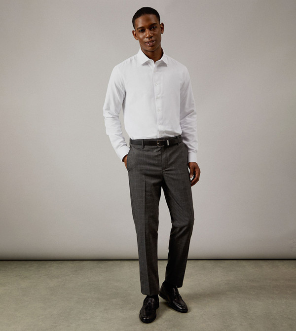 Burton - Outlet - Grey Formal Pants