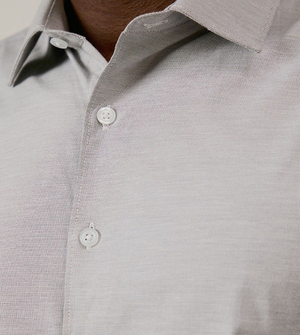 Burton Burton - Grey Formal Shirts