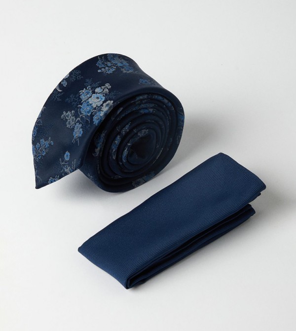 Burton  Ties - Navy Regular Ties