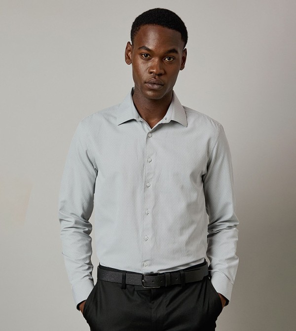 Burton  Formal Shirts - Grey Formal Shirts
