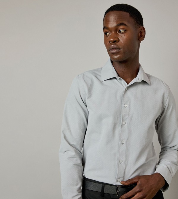 Burton  Formal Shirts - Grey Formal Shirts