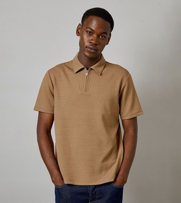 Burton Burton - Tan Polo T-shirts
