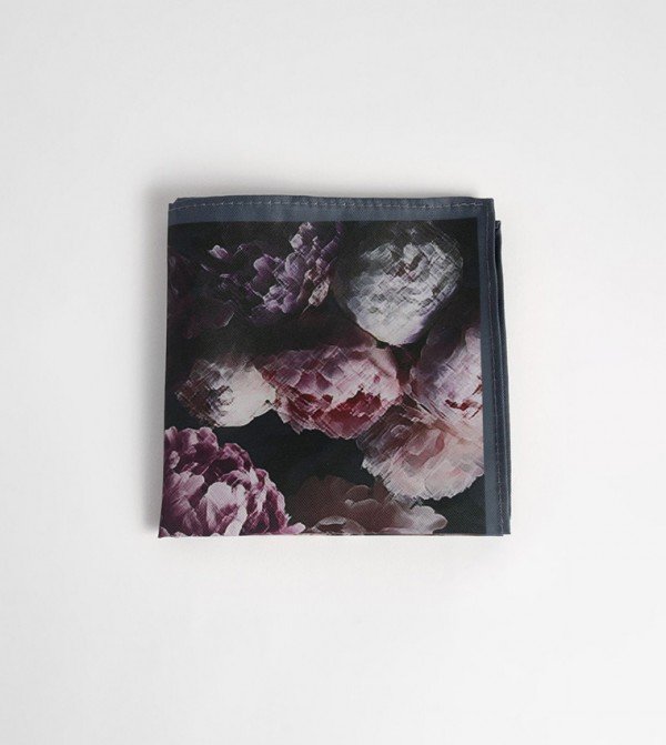Burton  Scarves - Purple Pocket Sqaure