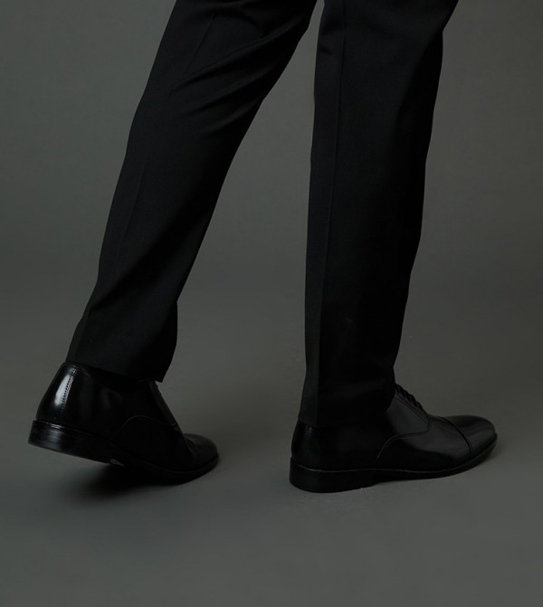 Burton  - Black Formal Lace-Up Shoes