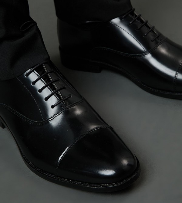 Burton  - Black Formal Lace-Up Shoes
