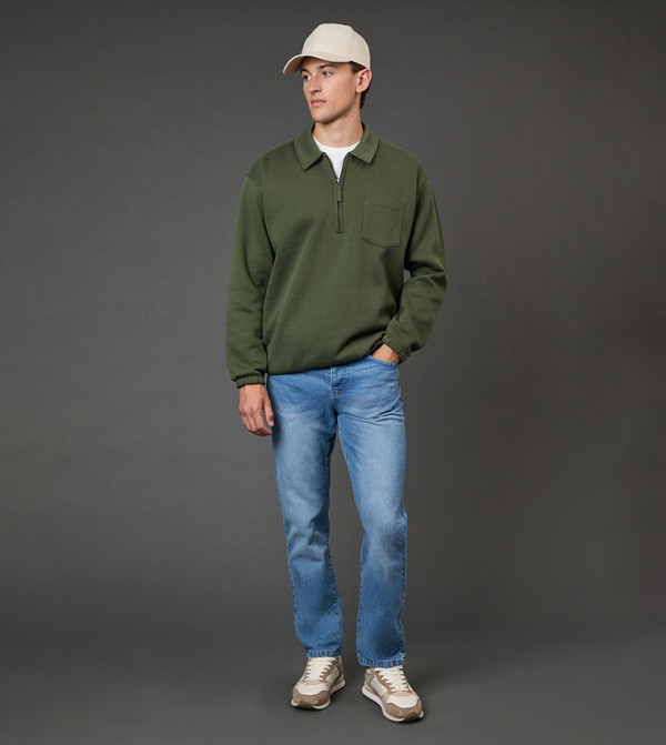 Burton Sweaters & Cardigans - Khaki Sweaters