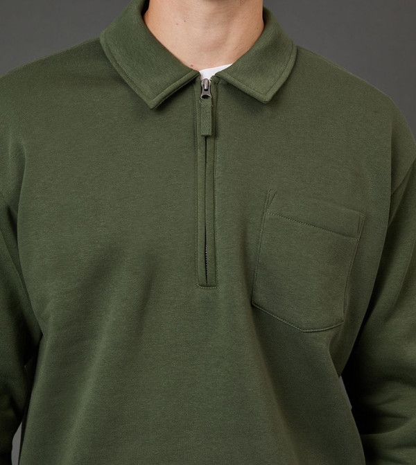 Burton Sweaters & Cardigans - Khaki Sweaters