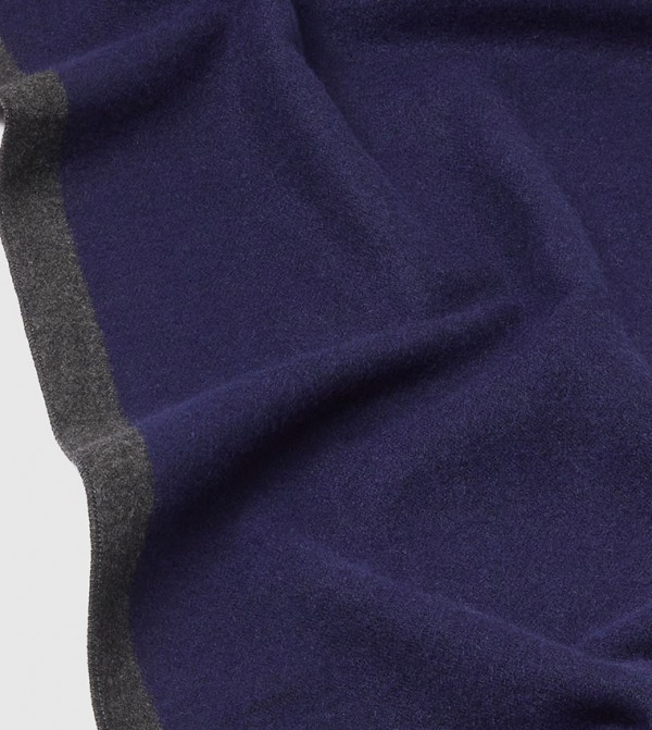 Burton Scarves - Navy Knitted Scarves