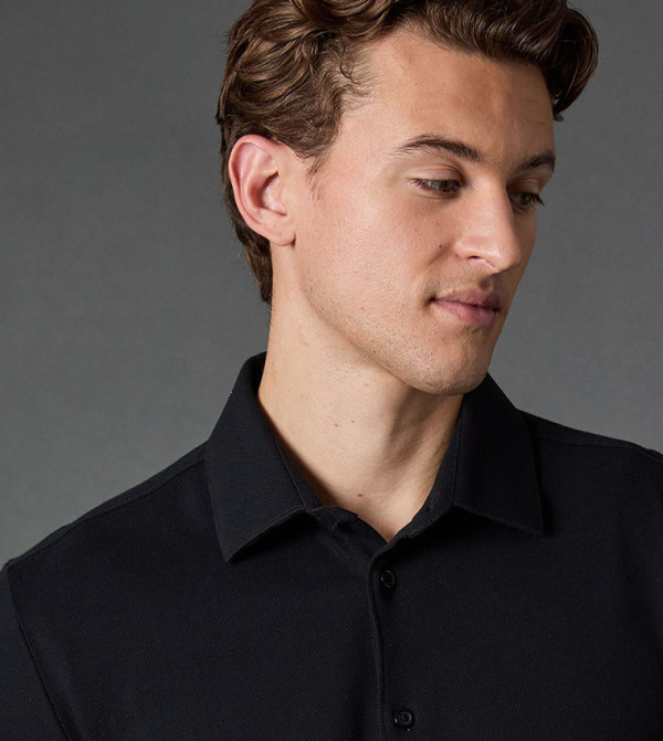 Burton  Formal Shirts - Black Long Sleeves