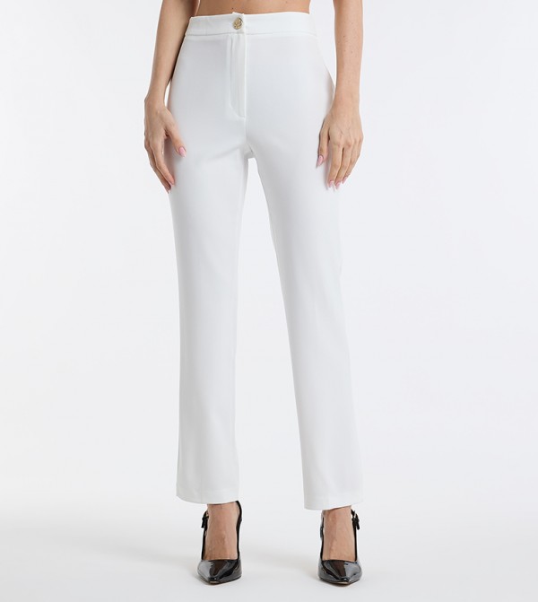 BCBG  Pants & Leggings - White Casual Pants