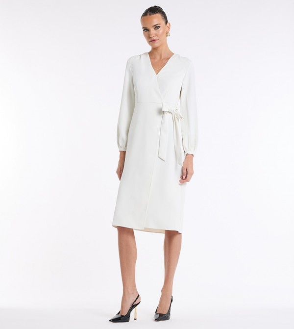 BCBG BCBG - White Midi Dresses