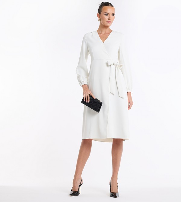 BCBG BCBG - White Midi Dresses