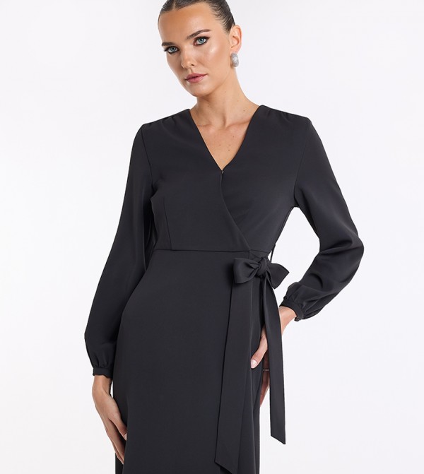 BCBG BCBG - Black Midi Dresses
