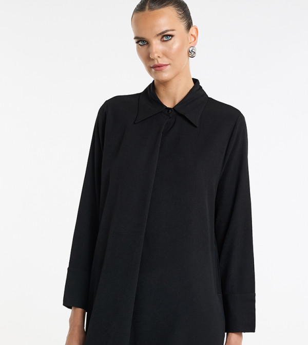 BCBG  Dresses - Black Shirt & T-Shirt Dresses