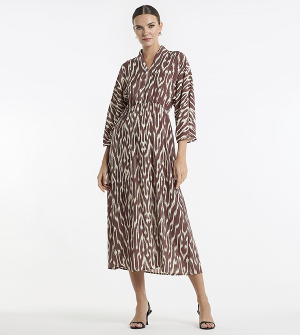 BCBG BCBG - Brown Midi Dresses