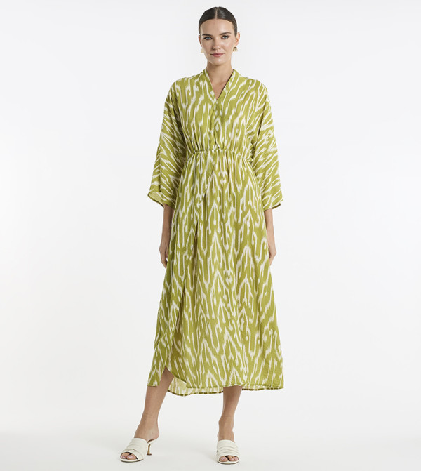 BCBG  Midi Dresses - Green Midi Dresses