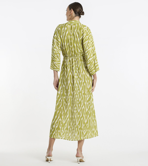 BCBG  Midi Dresses - Green Midi Dresses