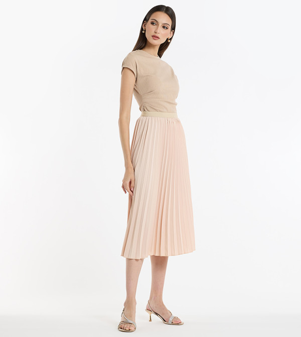 BCBG BCBG - Beige Midi Skirts