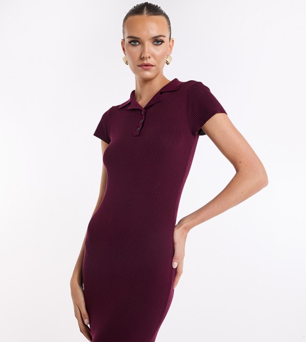 BCBG  - Red Shirt & T-Shirt Dresses
