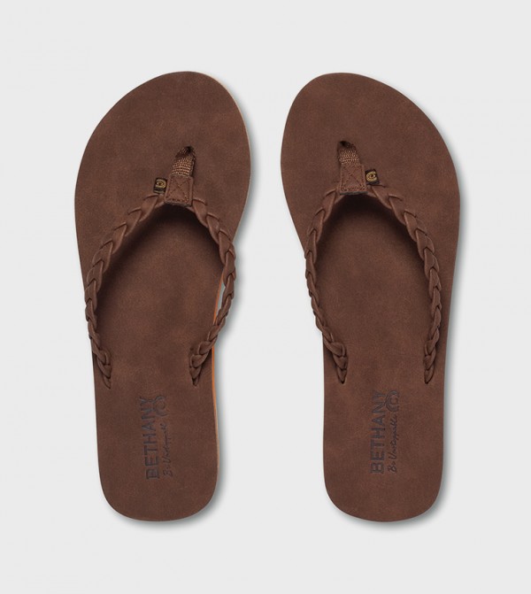 COBIAN COBIAN - Brown Flip-Flops